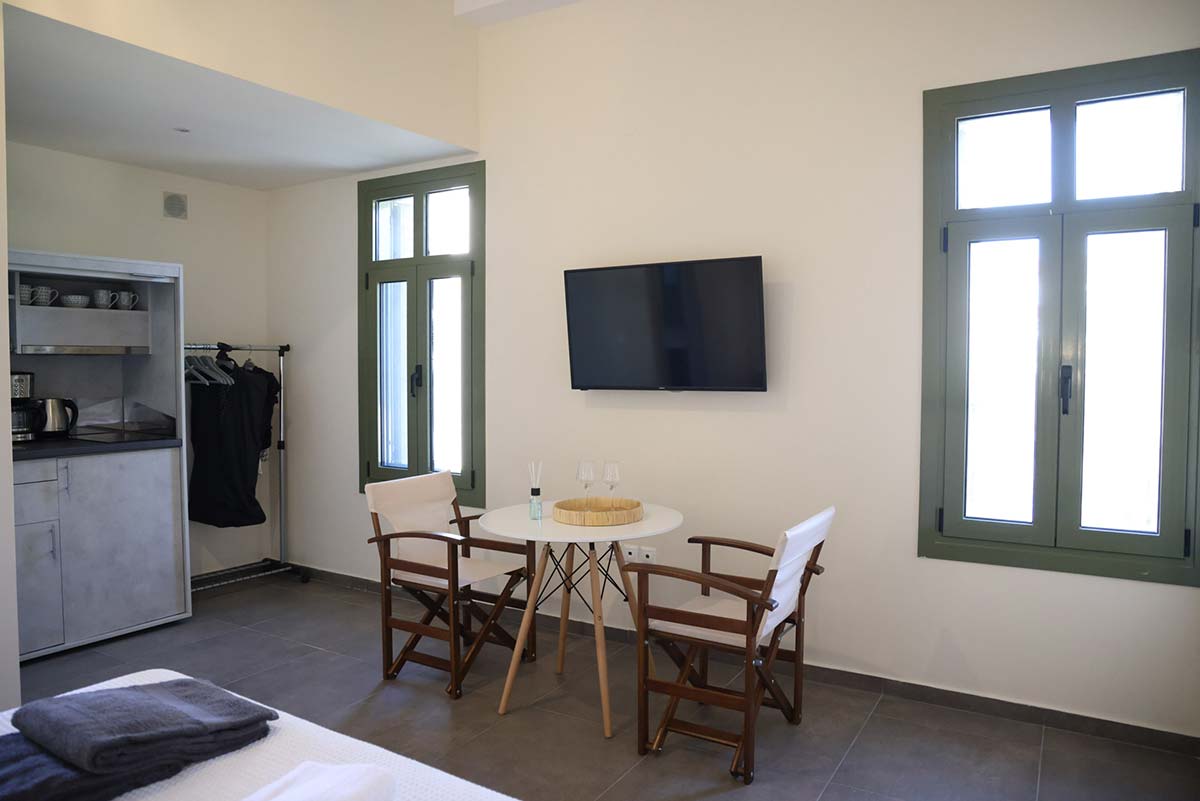 Accommodation spaces at Xenion 1850 in Chios