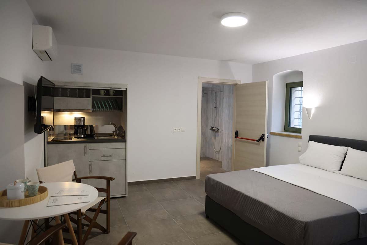 Accommodation spaces at Xenion 1850 in Chios