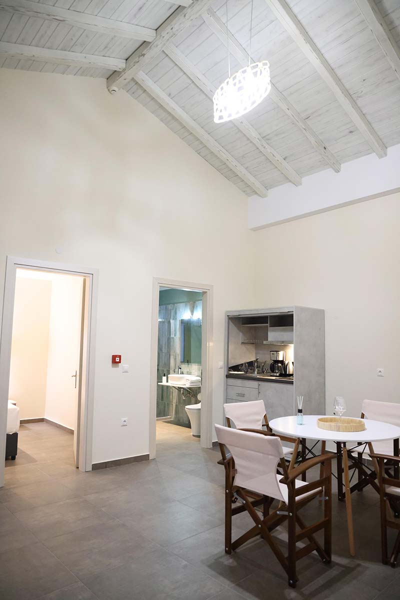 Accommodation spaces at Xenion 1850 in Chios